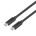 Kabel USB C-USB C 1m 100W 5Gbps USB 3.1 czarny