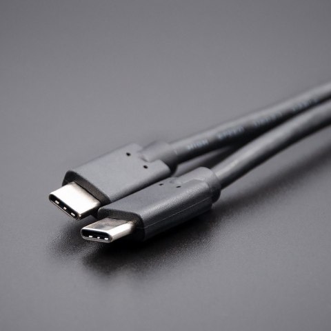 Kabel USB 3.1 typ C męski | USB 3.1 typ C męski | 3m | Czarny