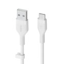 Kabel BoostCharge USB-A do USB-C silikonowy 2m, biały