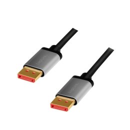 Kabel DisplayPort 8K/60 Hz,DP/M do DP/M aluminiowy 2m