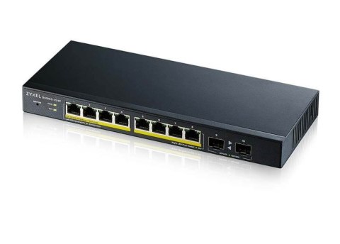 Przełącznik GS1900-10HP v2 8port L2 PoE 70W 2xSFP 802.3at Switch Smart