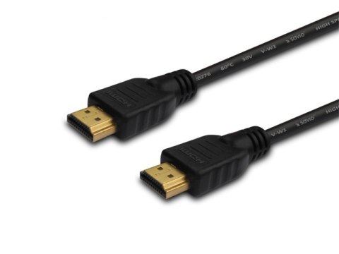 Kabel HDMI złoty v1.4 3D, 4Kx2K, 1.5m, CL-01