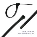 Opaski zaciskowe wielorazowe/trytytki | 7.2*450mm | Nylon UV | Czarne