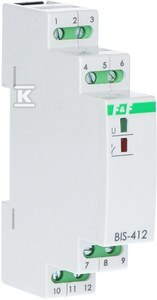 BIS-412-PRZEK.BISTAB230V~,16A,TH35,GR.