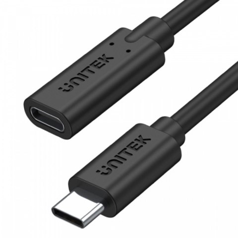 Przedłużacz USB-C 3.1 GEN 2; 4K; PD 100W; 0,5m; M/F; C14086BK