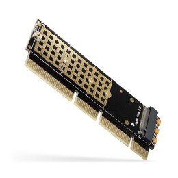 PCEM2-1U Adapter wewnętrzny PCIe x16/x8/x4, M.2 NVMe M-key slot, 1U