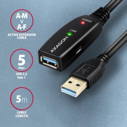 ADR-305 USB 3.0 A-M -> A-F aktywny kabel przedłużacz/wzmacniacz 5m