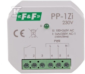 PP-1ZI 230V PRZEKAŹ.ELE.1Z 16A P/T