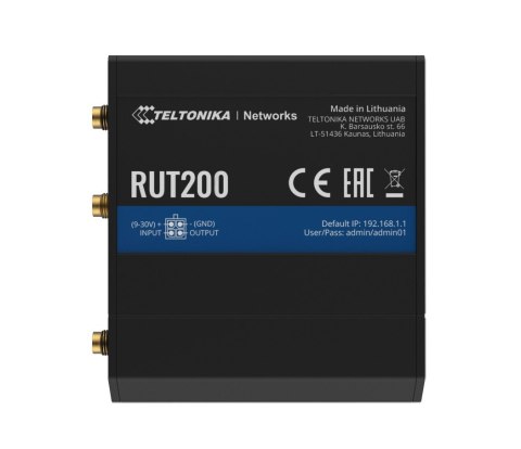 Router 4G/LTE RUT200 (Cat 4), 3G, 2G, WIFI, Ethernet