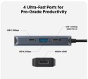 Koncentrator HyperDrive Next 4 Port USB-C Hub HDMI/4K60Hz/Mac/PC/Chromebook/ 100W PD/Pass-Through