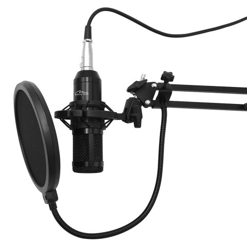 Mikrofon pojemnościowy, studyjny z zestawem akcesoriów STUDIO AND STREAMING MICROPHONE MT397K (Czarny)