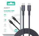 CB-SCC101 silikonowy kabel USB C - USB C | 1m | 5A | 100W PD | 20V