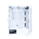 Obudowa I4 ATX Mid Tower PC Case 6 wentylatorów Biała