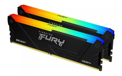 Pamięć DDR4 Fury Beast RGB 32GB(2*16GB)/3200 CL16