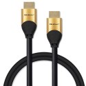 Kabel HDMI v2.1 Ultra High Speed 8K | 60Hz | 28AWG | 2m Złoty