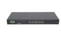 Przełącznik Gigabit 16x RJ45, POE+, 2x SFP, LCD, Rack 19