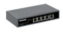 Przełącznik Gigabit 5x PoE Passthrough zasilany PoE lub ACz, 95W