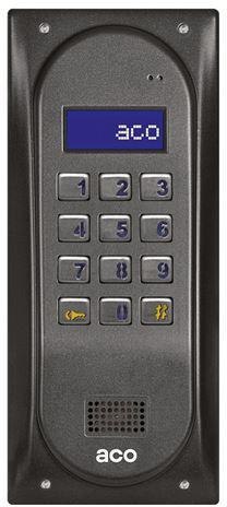 ACO CDNP6ACC ST CENTRALA DOMOFONOWA grzałka LCD. RFID MASTER