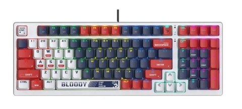 Klawiatura mechaniczna Bloody S98 USB Sports Navy (BLMS Red Switches)