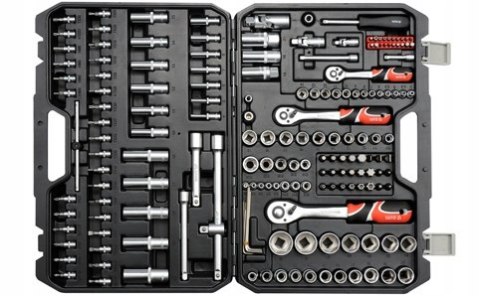 YATO ZESTAW KLUCZY 1/4" , 3/8" , 1/2" 173 elem. XXL 38931