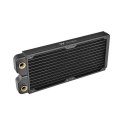 Chłodzenie wodne Pacific C240 slim radiator (240mm, 2x G 1/4, miedź) czarne