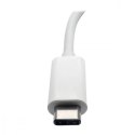 Wieloportowy adapter USB-C HDMI, port USB 3.2 Gen 1, Gigabit Ethernet, ładowanie PD 60 W, HDCP U444-06N-HGU-C Biały