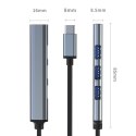 HUB adapter USB-C 3.1 4w1 | USB 3.0 | 3x USB 2.0