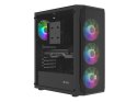 Obudowa Fury Shobo SH4F RGB Midi Tower z oknem Czarna