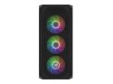 Obudowa Fury Shobo SH4F RGB Midi Tower z oknem Czarna