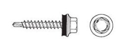 WKRĘT SAMOWIERTNY 4.8*50MM RAL 9011