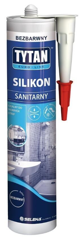 SILIKON SANITARNY EURO-LINE 280ML BEZBARWNY