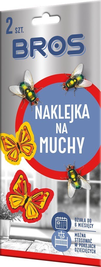 NAKLEJKA NA MUCHY 2SZT