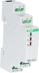 BIS-414-PRZEK.BISTAB230V~,2X10A,TH35