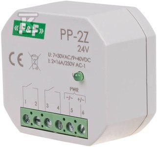 PP-2Z 24V PRZEKAŹ.ELE.2Z 16A P/T