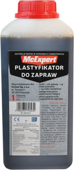 PLASTYFIKATOR DO ZAPRAW ZASTĘPUJĄCY WAPNO 1L