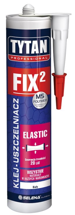 KLEJ MONTAŻOWY FIX2 ELASTIC 290ML BIAŁY TYTAN