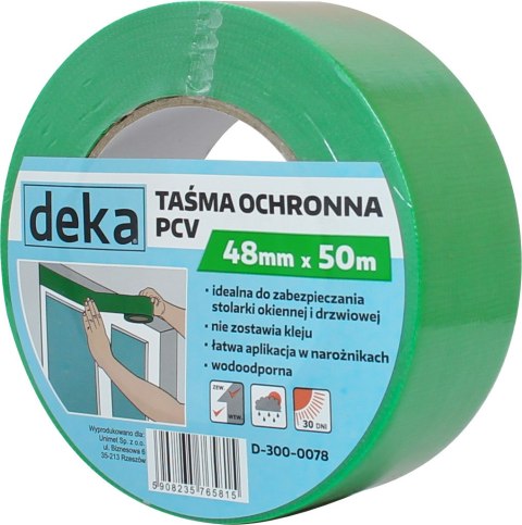 TAŚMA OCHRONNA PCV DO STOLARKI 48MM*50M