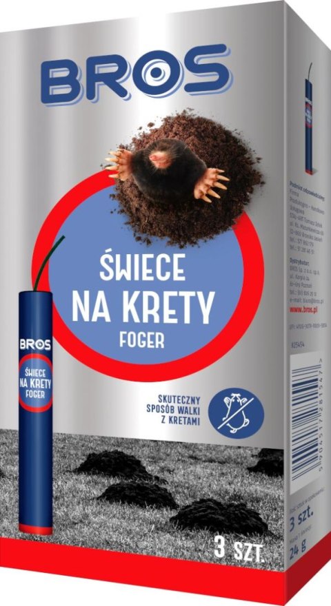 ŚWIECE NA KRETY 3SZT FOGER