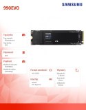 Dysk SSD 2TB 990EVO Gen4.0x4 NVMeMZ-V9E2T0BW