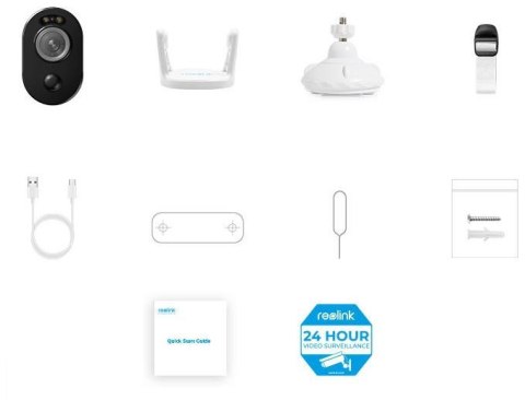 Kamera IP Reolink argus 3 pro akumulatorowa 4MP 2K czarna