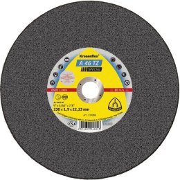 KLINGSPOR TARCZA DO CIĘCIA METALU 230mm x 1,9mm x 22,2mm A46 TZ Special