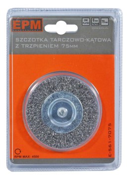 SZCZOTKA TARCZOWA Z TRZPIENIEM 63MM ZN