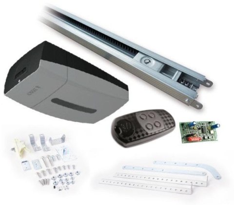 Zestaw do bram garażowych CAME VER06DES TOP z szyną 2-częściową na łańcuchu o dł. 330cm.