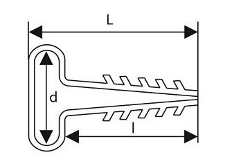 UCHWYT WBIJANY DO PRZEWODÓW PŁASKICH UWP-2 (100szt.)