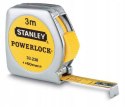 STANLEY MIARA ZWIJANA 3m POWERLOCK METALOWA LUZ