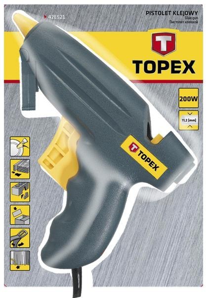 TOPEX PISTOLET DO KLEJU NA GORĄCO 11mm 200W 42E521