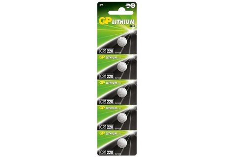 BATERIA GUZIKOWA GP CR1220 - 5pcs BLISTER