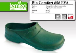 BUTY KLAPEK BIO COMFORT ROZMIAR 46, ZIELONY 858