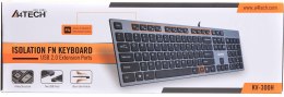 Klawiatura przewodowa A4tech KV-300H USB szary