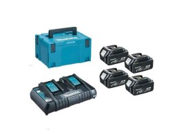 MAKITA ZESTAW ZASILAJĄCY 18V (BL1850Bx4+DC18RD) MAKPAC